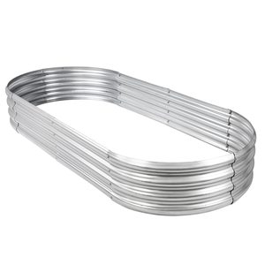 Hot Selling Elliptical Multi Specification Galvanized Sheet <b>Garden</b> Bed Metal Planting Box - Product Image 1