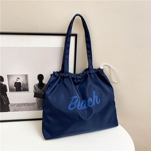 Bolso Tote de Lona 2026, <span class=keywords><strong>Nuevo</strong></span> y Más Vendido, de Gran Capacidad, Estilo Coreano Artístico, Informal, Versátil y Holgado para Mujer - Product Image 3
