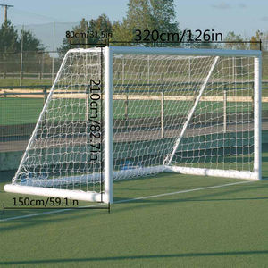 ตาข่ายประตูฟุตบอลแบบพับได้ทำจากโพลีเอทิลีน5-a-side ใช้งานได้จริง - Product Image 1