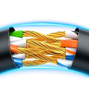 High Speed CAT5E Ethernet Patch Cord SFTP Shielded 26AWG Pure Copper <b>RJ45</b> LAN <b>Cable</b> Network <b>Cable</b> for PC Router - Product Image 4