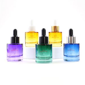 Flacons de parfum en verre vide plat de haute qualité compte-gouttes <span class=keywords><strong>or</strong></span> violet rose parfum huiles de ricin <span class=keywords><strong>savon</strong></span> tailles 15ml 20ml 30ml 50ml - Product Image 1