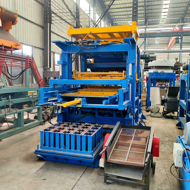 QT10-15 Hot Sale Hollow Block Making Machine Fully Automatic Concrete Paving Block Machine Interlocking Brick Machine