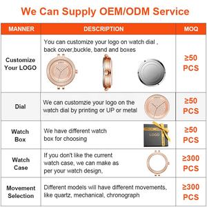 Mode dames montres-bracelets en cristal de haute qualité robe or diamant luxe en acier inoxydable <span class=keywords><strong>femme</strong></span> montres à quartz logo personnalisé - Product Image 5