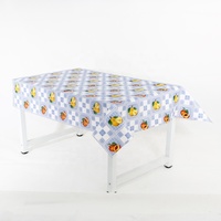 Nappe en PVC imprimée en cristal, vente en gros d'usine, longueur personnalisée, nappe imprimée