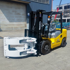 2025 Nueva carretilla elevadora diésel precio de fábrica 3 toneladas 3,5 toneladas 4 toneladas carretilla elevadora diésel con abrazadera de rollo de papel - Product Image 1