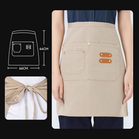 Tablier en toile réglable imperméable pour restaurant, bar, cuisine, jardinage, pour serveur, serveuse, unisexe, tabliers de cuisine pour la maison