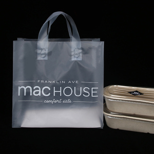 Bán Buôn Túi Nhựa Trong Suốt Cho Nhà Hàng Túi Đựng Thực Phẩm Theo Yêu Cầu Có <span class=keywords><strong>Logo</strong></span> Túi Mang Đi - Product Image 2