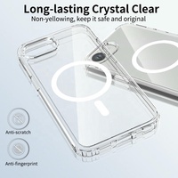 Coques Magnétiques pour Téléphones Portables Épaisseur 1,5 mm Anti-rayures Transparentes comme du Cristal pour iPhone 18 17 Pro Max 17e 16e 16 Plus