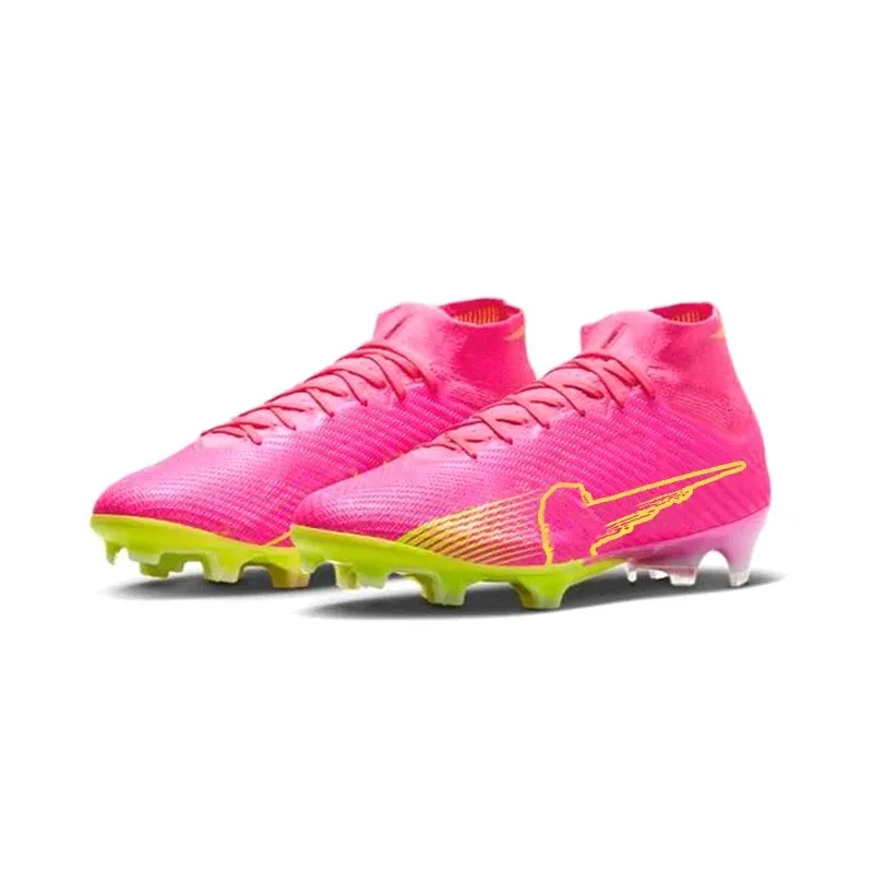 Rosa 15 scarpe da calcio Fg impermeabili Fg 35-45 scarpe sportive da calcio