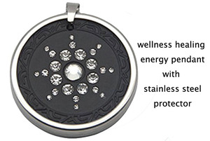 Colgante de Energía Escalar con Protección Contra la Radiación EMF, Colgante de Energía de Iones Negativos de Lava Volcánica con Cadena Ajustable - Product Image 2