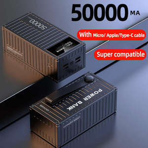 <span class=keywords><strong>Batterie</strong></span> <span class=keywords><strong>externe</strong></span> <span class=keywords><strong>portable</strong></span> ultra-fine de grande capacité <span class=keywords><strong>50000mAh</strong></span> avec charge rapide 20W et affichage numérique <span class=keywords><strong>Batterie</strong></span> Li-polymère - Product Image 3