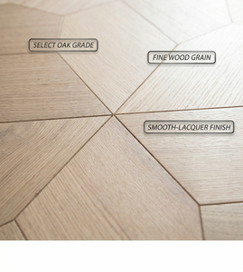 <span class=keywords><strong>Suelo</strong></span> de Parqué Pentagonal de Roble de Diseño Moderno, <span class=keywords><strong>Suelo</strong></span> de Ingeniería Multicapa Liso para Sala de Estar y Baño - Product Image 3