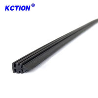 2025, venta al por mayor, gran oferta, accesorios de repuesto para coche, 6mm, recambio de limpiaparabrisas de goma suave negro Universal