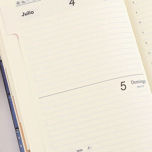 Agenda giornaliera personalizzata 2026 A5, diario planner 365 giorni, taccuino con copertina rigida B5/A4, layout giornaliero/settimanale/mensile, in pelle PU - Product Image 5