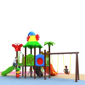 Jeu d'aventure pour enfants Grand parc d'attractions Toboggans en plastique pour enfants pour terrains de jeux extérieurs - Product Image 2