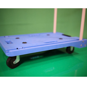 Camión de mano plegable multiusos PH1009B <span class=keywords><strong>60kg</strong></span> Capacidad Pb Revestimiento en polvo libre Marco de acero duradero Ruedas de PU de 4 pulgadas - Product Image 3