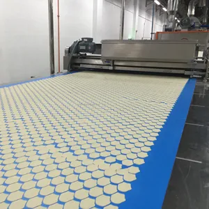 1500 kg/saat çok fonksiyonlu tuzlu Graham kraker kraker üretim hattı çikolata cipsi kurabiye yapımı makinesi avrupa kalite