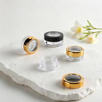 Pot à paillettes pour ongles transparent avec fenêtre, vide, pour paillettes, poudre libre et pigments – Emballage ODM du fabricant