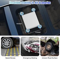 Starlink Mini Montaj Kiti Güçlü Vakumlu Adaptör Dayanıklı Metal 360 °   Araba Tavanı Tekne Camı Braketi Aksesuarları için Ayarlanabilir