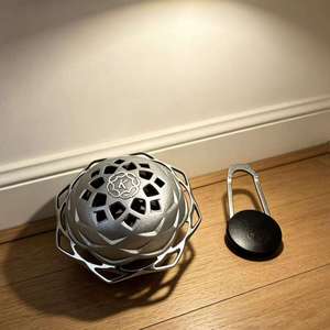 Quemador de Incienso Metálico con Forma de Flor de Loto, Difusor de Aromaterapia Portátil, Ambientador para el Hogar y Yoga - Product Image 3