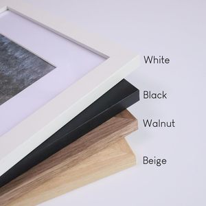 Set di 4 Cornici Rettangolari 11x14 per <span class=keywords><strong>Foto</strong></span> 8x10, in Legno Massiccio con Vetro HD, Decorazione da Parete - Product Image 6