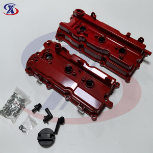 ฝาครอบวาล์วเครื่องยนต์ด้านซ้ายและขวา<span class=keywords><strong>ส</strong></span>ีส<span class=keywords><strong>เปร</strong></span><span class=keywords><strong>ย์</strong></span>อลูมิเนียมสีแดงพร้อมปะเก็น13264-8J113 13264-8J102<span class=keywords><strong>ส</strong></span>ำหรับ02-09 nissans altimas maximas - Product Image 3