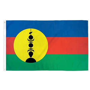 Gahumi bandera personalizada decoración banderas de país poliéster personalizado 3x5ft Bandera de Nueva <span class=keywords><strong>Caledonia</strong></span> - Product Image 1