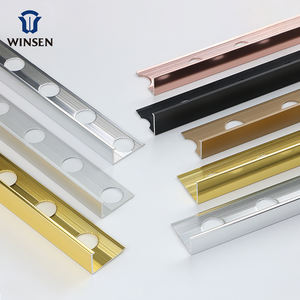 Bande <span class=keywords><strong>de</strong></span> finition <span class=keywords><strong>d</strong></span>écorative en aluminium en forme <span class=keywords><strong>de</strong></span> L avec angle <span class=keywords><strong>de</strong></span> 90 degrés pour cuisine et salle <span class=keywords><strong>de</strong></span> bain, profilé métallique anodisé moderne - Product Image 2