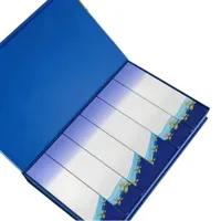 Boîte cadeau de luxe à conception personnalisée, boîte magnétique haut de gamme en forme de livre pour l'emballage de rouges à lèvres, d'huiles essentielles et de perruques