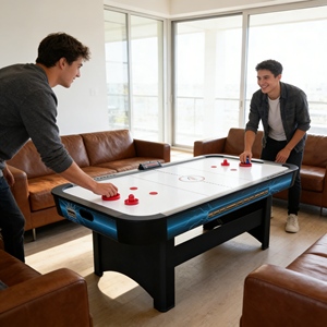 Vente flash Table de billard multifonctionnelle <span class=keywords><strong>Hockey</strong></span> sur <span class=keywords><strong>air</strong></span> Table de <span class=keywords><strong>hockey</strong></span> sur <span class=keywords><strong>air</strong></span> 4 en 1 pour le jeu de loisirs interactif à domicile - Product Image 1