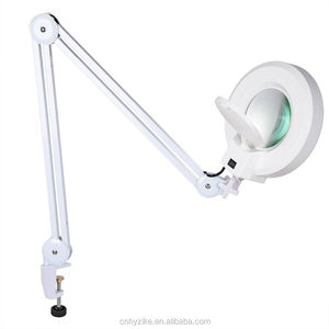 Mỹ phẩm vẻ đẹp trên khuôn mặt ánh sáng Salon LED <span class=keywords><strong>Magnifying</strong></span> đèn máy tính để bàn bảng có thể điều chỉnh Magnifier kẹp đèn - Product Image 2