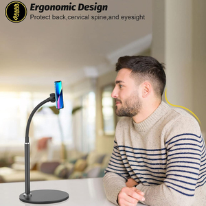 Nam châm điện thoại di động hợp kim máy tính để bàn đứng cổ ngỗng linh hoạt điện thoại di động chủ cho video ghi âm <span class=keywords><strong>iPhone</strong></span> MagSafe - Product Image 3