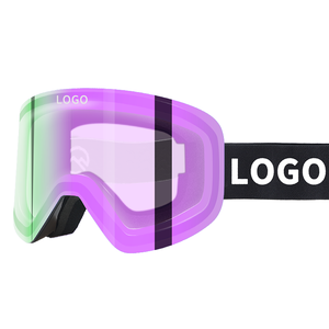 Yijia Kính trượt tuyết tùy chỉnh quang học chuyên nghiệp có logo Kính trượt tuyết bảo vệ chống sương mù UV Kính trượt tuyết từ tính - Product Image 3