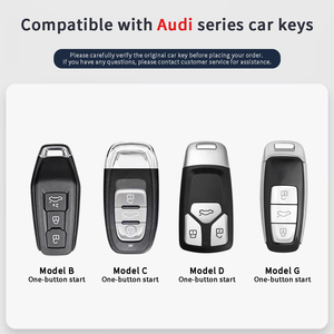 Fundas Populares para Llaves de Coche/Protectores de Control Remoto Aptos para <span class=keywords><strong>Audi</strong></span> <span class=keywords><strong>A6</strong></span>, A3, Q3, A4L, Q5L, Q7 y A7L - Product Image 3