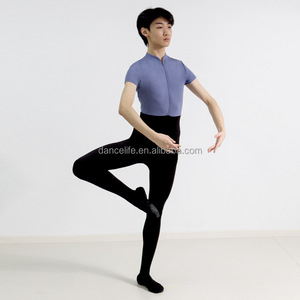 Combinaison de <span class=keywords><strong>danse</strong></span> pour homme à manches courtes, combinaison de mise en forme corporelle pour homme, combinaison d'entraînement de ballet, combinaison d'examen d'art de la <span class=keywords><strong>danse</strong></span>, combinaison de gymnastique - Product Image 1