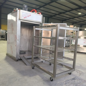 Four à fumage électrique professionnel, fumoir <span class=keywords><strong>de</strong></span> 50 kg à 1000 kg, machine à fumage à <span class=keywords><strong>froid</strong></span> rigide <span class=keywords><strong>pour</strong></span> viande, poisson, poulet, saucisses - Product Image 6