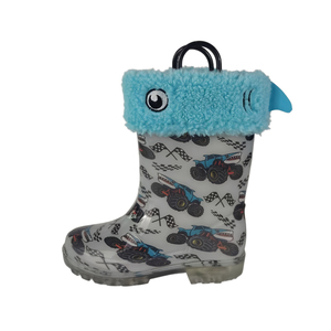<span class=keywords><strong>Botas</strong></span> <span class=keywords><strong>de</strong></span> <span class=keywords><strong>Agua</strong></span> para <span class=keywords><strong>Niños</strong></span>, Impermeables, con Luces, Antideslizantes, Suaves, Ligeras, con Forro <span class=keywords><strong>de</strong></span> Algodón para Actividades al Aire Libre - Product Image 1