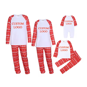 Conjunto de Pijamas de Natal Personalizados para Família com Cintura Elástica, Respirável e Térmico, Roupas de Inverno para Família - Product Image 4