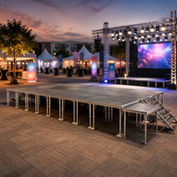 Table de DJ portable en aluminium de haute qualité, pliable, mobile, pour bar de nuit et événements