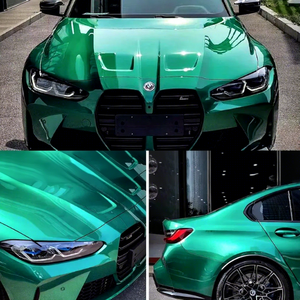 <span class=keywords><strong>Film</strong></span> de protection pour voiture PET - Vinyle automobile vert <span class=keywords><strong>irlandais</strong></span> brillant pour enveloppement complet de la carrosserie - Product Image 2
