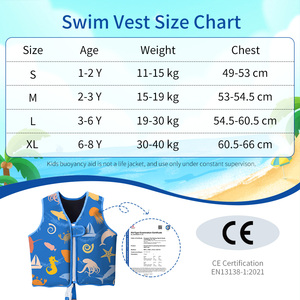 <span class=keywords><strong>Gilet</strong></span> de natation pour enfants en néoprène avec flotteurs amovibles, sangle de hanche réglable, <span class=keywords><strong>aide</strong></span> à <span class=keywords><strong>la</strong></span> natation pour enfants, piscine, plage - Product Image 4