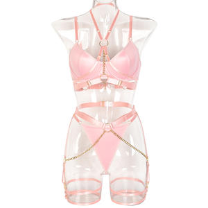 Lencería caliente erótico Sexy mujeres baile fiesta reina camisón Sexy ropa interior 3 piezas conjunto Sixy Girl - Product Image 6