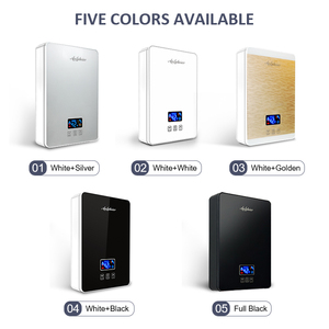 CE certified 220V 3KW-6KW LED Digital Display Instant Electric Water Heater Quick Replied for <b>Shower</b> - Product Image 6