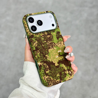 Étui de téléphone magnétique JOYPORODO L181 à texture camouflage cool pour iPhone 13 14 15 16 17 Pro Max – Coque de téléphone en tissu tendance