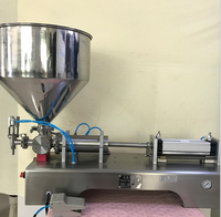 Machine de remplissage pneumatique horizontale pour miel visqueux, pâte de chocolat et crème
