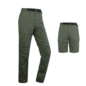 Pantalones de trabajo resistentes a desgarros con múltiples bolsillos, pantalones reflectantes para senderismo, pantalones de senderismo personalizados para hombre. - Product Image 1