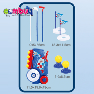<span class=keywords><strong>Chariot</strong></span> de rangement interactif pour jeux sportifs d'extérieur, ensemble de golf d'entraînement pour enfants, jouets - Product Image 2