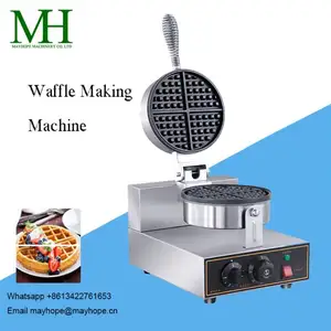 Kustom mesin pembuat panekuk wafel elektrik Jepang Korea pembuat kerucut wafel telur Belgia pembuat gelembung Penis ikan pembuat wafel Mini