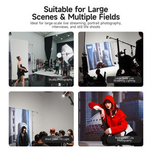 MIAOTU Gdsy-600x 600W Éclairage photographique haute puissance pour film et télévision, température de couleur réglable 2700K-6500K CRI 97 App - Product Image 5