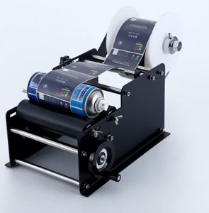 LT-20 Power-Free <b>Small</b> Manual Hand Labeling Machine for Round Plastic Metal and Glass Bottle Labeling, Sticker Labeling Machine - Product Image 1